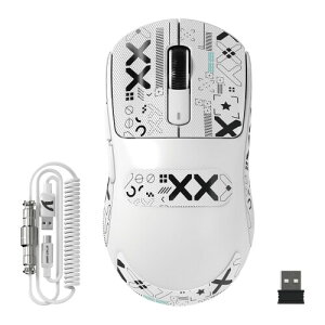MAMBASNAKE×ATTACK SHARK X3 MAX 3[h}EX Pixart PAW3950 wZT[ }CNXCb` L/2.4G/Bluetooth _u`lBT5.4 42000DPI 750IPS 50Gőx ꉭNbN 49±3gy