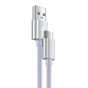 USB Type-C �[�d�R�[�h 0.91m iPhone17/Android/Xperia/Galaxy/Arrows/PS5�ȂǑ��@��Ή� �X�}�z�[�d�p �^�C�vC�P�[�u���i�V���o�[�j