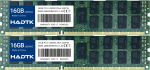 HADTK MacProp 32GB(16GB×2g) DDR3 PC3-14900R 1866MHz 240pin ECC RDIMM T[o[[NXe[VΉ