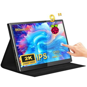 wisecoco oCj^[ 9 C` 2K 2560*1600 IPS ^b`XN[ 73% NTSC USB C HDMI ZJ_ ORs[^ bvgbv LCD j^[}[g Jo[ & Xs[J[t MacBook Pro Air PC 