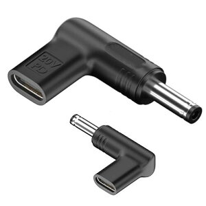 fine-R USB-C  DC 4.5×3.0mm o m[gp\Rp ϊA_v^[ PD[dΉ [dvO 20V 5A DELLp ^CvC dϊ USB-CA_v^iPLیij (10-4530DELL)