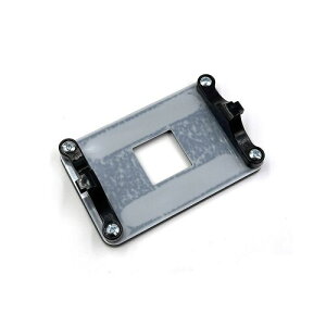 オリジナル AM4 マザーボード金属バックプレートブラケット AMD ラジエーターベースバックルシェルフ Ryzen CPU ファンバックル (ブラック)