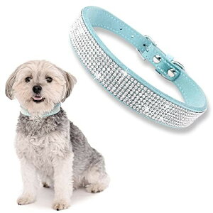 Kalevel 猫 首輪 ビロード 犬の首輪 可愛い 大型犬 おしゃれ ラインストーンが嵌められる 綺麗 キラキラ セーフティ ペットの首を守る 犬猫を飾る 写真 散歩 日常着 お出かけ パーティー用
