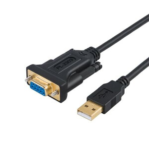 RS232c USB ϊP[u, CableCreation USB to RS232 A_v^USB 2.0iIXj- RS232 iXj DB9s VAϊP[u LbV[WX^[/f/XLi[/CNCȂǂɑΉ ubN 2M