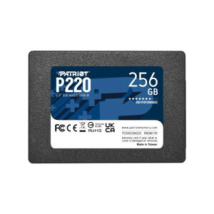Patriot P220 256GB Internal SSD - SATA 3 2.5" - Solid State Drive - P220S256G25