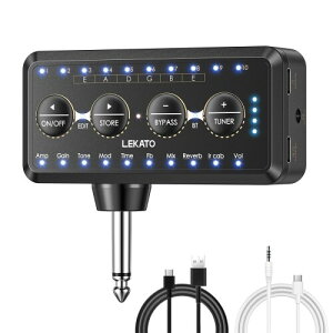 �M�^�[�w�b�h�t�H���A���v Bluetooth�~�j�v���O 10�̃A���v���f�� �`���[�i�[�t�� �G�t�F�N�g�t�� LEKATO �C�����C�}���`�G�t�F�N�g�f�B���C���o�[�u�R�[���X�I�[�o�[�h���C�u �[�d�� �G