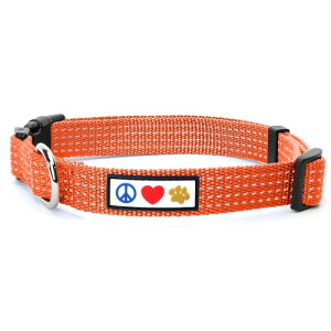 Pawtitas Reflective Collar L Orange ybg_炩P̒߉\Ȕ˃Xeb`̎q/̎  IW