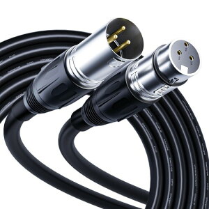 Mukjipa XLR�P�[�u�� �}�C�N�P�[�u�� �I�X-���X XLR�o�����X�ڑ� �}�C�N�AAV�A���v�A�X�s�[�J�[���̘^���f�o�C�X�ɑΉ� �L���m���P�[�u�� OFC�P�[�u�����g�p XLR-BLFM-S (4.5M, 1Pack)