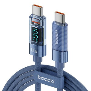 toocki usb c P[u 100W PD LEDfBXvC 2M ^Cvc }[d typec u[ iC҂ iPhone 17/iPhone 16/iPhone 15/PlusAMacBook Air/ProAGalaxyASwitchȂUSB-CfoCXɑΉ