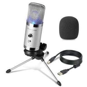 PC�p USB�R���f���T�[�}�C�N Alvoxcon�b�P��w�����b�C���z���[�q�E���ʒ����Ή��bSkype�E�z�M�E�^���E�Q�[�������E�����Ή��bWindows/Mac/PS4�Ή��b���A���^�C�����j�^�[�@�\�E���{�������