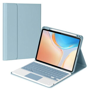 iPad Pro 11�C���` (M5) 2025/ (M4) 2024 �p�L�[�{�[�h�P�[�X �^�b�`�p�b�h���� �㑤�y���z���_�[ apple pencil�[�d�Ή� �X�^���h�@�\ �S�ʕی� �~�X�e�B�u���[