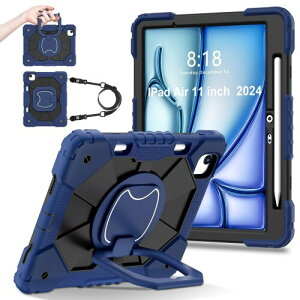Moogukadan 360�x��] iPad Air 11�C���`2026�NM4 �p�P�[�X M3 2025/M2 2024 �y�� ���[ �V���R�� �h�o�J�o�[ ��� ���|�� �L�b�Y �q���J�o�[ �����O�n���h�� �c�u�� ���u�� �X�^���h �ϏՌ� �����h�~�C