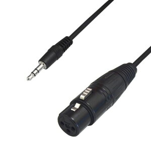 F-Factory 3.5mm TRS(3��)�~�j�v���O (�I�X) - XLR(�L���m���v���O) (���X) �ϊ��P�[�u�� 1.5m FNT-XT-73015S