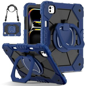 Moogukadan 360�x��] iPad Air 13�C���`�p2026�NM4/ 2024 M2/2025 M3 �P�[�X �y�� ���[ �V���R�� �h�o �J�o�[ ��� ���|�� �L�b�Y �q���J�o�[ �����O�n���h�� �c�u�� ���u�� �X�^���h �ϏՌ� �����h�~