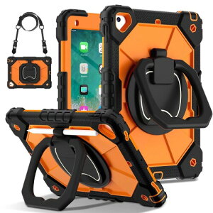 Moogukadan 360�x��] iPad ��5����/6���� �p �P�[�X �y�� ���[ �V���R�� �h�o iPad Air2 Pro9.7 �p�J�o�[ ��� ���|�� �L�b�Y �q���J�o�[ �����O�n���h�� �c�u�� ���u�� �X�^���h �ϏՌ� �����h�~�C