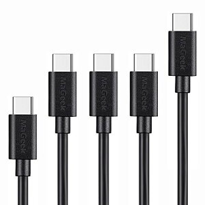 MaGeek USB Type-C P[u USB-A & USB-C 2.0 P[u Ə[d P[u Xperia XZ/Samsung Galaxy S20 S10 / Note 8 / Huawei P10 / ChromeBook Pixel / / Nintendo Switch Ή (0.3m + 1.0m x 3 + 1.8m, )