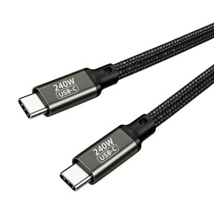 PD3.1 240W USB-C �P�[�u�� 0.5m �Z�� Popolier ���}���[�d 480Mbps�f�[�^�]�� ���ϋv�i�C�����҂� �X�}�[�g�t�H��/�^�u���b�g/�m�[�g�p�\�R���̃^�C�vC�@��Ή�