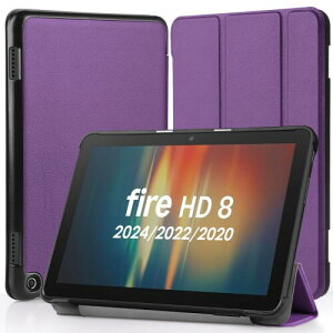 Hianjoo Fire HD 8 �Ή� �P�[�X (2024/2020/2022�N���� ��12/10����p) �^�u���b�g�P�[�X Fire HD 8/8 Plus �Ή� �J�o�[ 8�C���` �X�^���h�@�\�t�� �I�[�g�X���[�v�@�\ �S�ʕی�P�[�X �ϏՌ� �C�菝�h�~