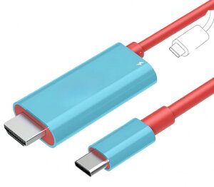 MEEKI Switch 2 �h�b�N Switch�����P�[�u���X�C�b�`�h�b�N����1.8M 4K&1080�𑜓x/HD�ϊ�/TV���[�h type c to hdmi PD 100W �}���[�d �e���r�ڑ��o�� ���^ �x���Ȃ��X�C�b�`�m�[�g�p�\�R��/�^�u���b�g/�X