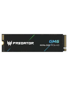 Acer Predator M.2 SSD 2TB GM6 NVMe2.0 2280 PCIe Gen4×4 (őǂݎF7200MB/sAő发݁F6200MB/s) SSD ϋv 3D NAND PS5mFς [J[5Nۏ