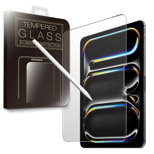 MS factory iPad Pro 11�C���` M5 M4 (2025/2024) �p �y�[�p�[���C�N�t�B���� ���{���f�� �K���X�t�B���� �A���`�O���A �ȒP�\��t�� �w��h�~ ���˖h�~ ipad�v��11�C���` �ی�t�B���� FD-IPDP11m4-GLS-PL