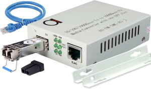 �V���O�����[�hLC�M�K�r�b�g�t�@�C�o�[���f�B�A�R���o�[�^�[ | LC SFP�|�[�g �Œ�20km | UTP Cat5e/Cat6 10/100/1000 RJ-45�Ή� | �M�K�r�b�g/�����C�[�T�l�b�g�������m | �W�����{�t���[���Ή� | LLF�T