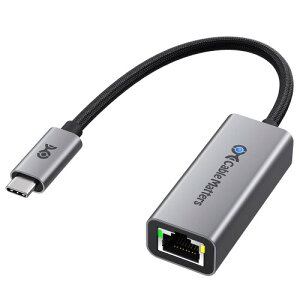 Cable Matters USB C LAN�ϊ��A�_�v�^�[�A1000Mbps USBC �L��LAN �A�_�v�^�AType-C RJ45 �ϊ��AMacBook Pro/iPhone 16 Pro Max/iPad/Dell XPS/Surface�Ή�