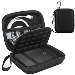 Lacdo �n�[�h�h���C�u�L�������O�P�[�X �Ή� Aiolo Innovation �O���n�[�h�h���C�u �����^ 1TB/2TB/5TB/500GB USB 3.0 �|�[�^�u��HDD�p EVA�ϏՌ��g���x���o�b�O �ϐ����A�u���b�N