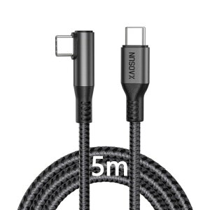 XAOSUN USB C P[u 240W 5M L  }[d 140W [dΉ USB 2.0 P[u 480 Mbps iphone 15 plus pro maxAmacbook ProAipad miniAmatebookAipad proAxperiaAgalaxyType C@Ή