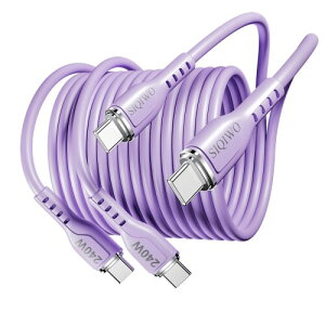 SIQIWO 240W USB Type C - USB^Cv P[uA(2M/2pbN) PD 5A}[dP[uAiPhone 16/15 Pro MaxAiPad Pro 2021/iPad Air 4/MacBook Pro 2020p̒USB-CdR[h Samsung Galaxy S24 SwitchȂ