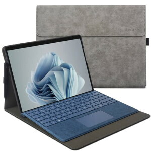 xisiciao یP[X For Microsoft Surface Pro 9/10/11th TPU \tgVFt L[{[hJo[T[tFXv9ƌ݊ ČyM݌v (Gray)