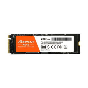 MMOMENT MG43 2000GB M.2 2280 PCIe Gen4x4 NVMe1.4 SSD (Ǎő4800MB/s)