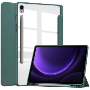 For Galaxy Tab S10 Lite/S10 FE/S9 FE/S9 P[X Samsung Galaxy Tab S10 Lite/S10 FE/S9 FE/S9 Jo[ 10.9C` Pokaas ^ubgP[X O܂X^h@\ yz_[t obNJo[ I[gX[