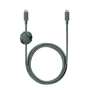 Native Union Anchor Cable 240W ? 10tB[g̕⋭ꂽ҂ݍUSB-CUSB-C Power Delivery 3.1[dP[uAEFCgtіڕt ? iPhone 15 Pro MaxAMacBook Pro 14"/16" M3AAir 15" M3piX[gO