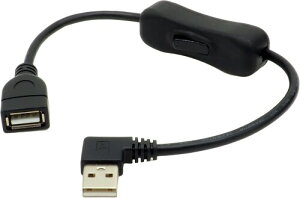 I[fBIt@ USB P[u ON ^ OFF XCb`t L USB-A IX - X f[^ʐMΉ L^D 30cm ubN 1_