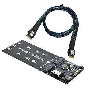 NFHK SFF-8654 SLIMLINE SAS NVME PCIe SSD SATAA_v^ւU2LbgNGFF ML[ւ̃P[u