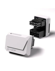 EZDIY-FAB V[h V[Y PCIe 5.1A_v^[ 12VHPWR 12+4s 600W 180xpA_v^[ GPUdA_v^[ 12V-2x6 GPUΉ OtBbN{[hp RTX3090Ti,4070Ti,4080,4090ɑΉ W^Cv  - 1p
