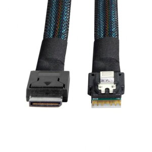 xiwai PCIe PCI Express SFF-8611 4 i OcuLinkSFF-8654^SSDf[^ANeBuP[u50 cm