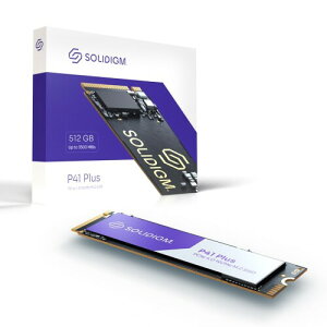 SolidigmTM P41 Plus V[Y 512GB PCIe GEN 4 NVMe 4.0 x4 M.2 2280 3D NAND \bhXe[ghCu (512GB M.2 2280mm PCIe 4.0 x4) SSDPFKNU512GZX1