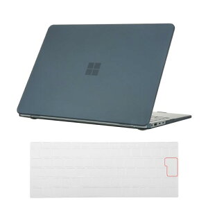 2024�N������Surface Laptop 15�C���`�i��7����A���f���F2037�j�Ή� �n�[�h �P�[�X �ی�J�o�[ �y�� �ϋv ���h�~ - �}�b�g�u���b�N + ���{��z��L�[�{�[�h�J�o�[�t��
