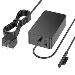 Solopen �݊�surface �d���A�_�v�^�[ �݊��p �}�C�N���\�t�g Surface �[�d�� 65W 45W�Ή� �Ή�Surface Pro 9/8/7/6/5/4 Surface Go3/2/1 Surface surface laptop 3/2/1 15V4A 15V2.58A 12V2.58A 12V1.6A 5V1AUSB�|�[�g�t��