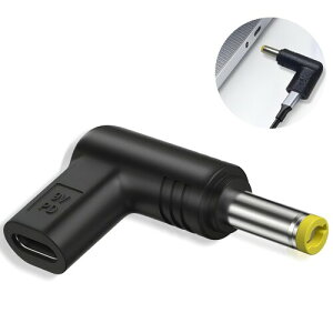 Type-C ϊ m[gPC [dA_v^[ Type-C to DC 5525 15V / 4530 20V /  20V [d @\ RpNg y ϋv {Ή 100W PDΉ ԍډ\ ėp  m[gubN [d ϊv