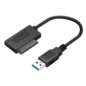 USB 3.0 Type-A to SATA 7+6 13pin �X�������C�� SATA �A�_�v�^ �P�[�u�� 5Gbps �A���O�� �R�l�N�^ ���b�v�g�b�v CD DVD-ROM ���w�h���C�u�p