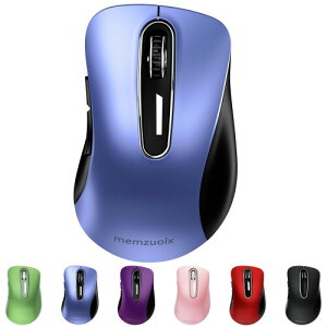 QAF 2.4GHz ���C�����X�}�E�X �l�ԍH�w�f�U�C�� �����Ԏg�p�Ŕ��ɂ��� 1400DPI �����x���w�g���b�L���O �������p USB ���V�[�o�[�t�� 5 �{�^�� PC/�m�[�g/MacBook/Chrome OS �Ή� ���b�h�A�l�C�r�[