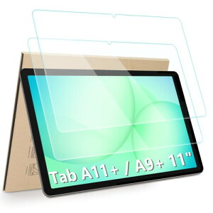 Hianjoo 2���Z�b�g Samsung Galaxy Tab A11+ / A9+ �Ή� �ی�t�B���� �����K���X Samsung Galaxy Tab A11+ / A9+ 11�C���` �Ή� �t�B���� �t���ی�t�B���� �^�u���b�g �K���X�t�B���� (�d�x9H/��U�h�~/����