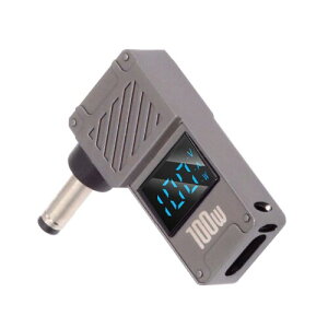NFHK USB C - DC A_v^[AUSB C X - DC 4.5x3.0mm DE o WbN vO PD 100W m[gp\R[dA_v^[Abg\t
