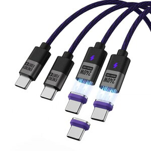 SIKAI CASE 240W �}�O�l�b�g �[�d�P�[�u�� PD3.1 Type-C�Ή� 240W�܂Ŏx�� 5A���}�� �[�d�P�[�u�� �}�O�l�b�g�� �h�o ���E�� ���C iPhone 15/iPhone 15 Pro/Samsung galaxy�Ȃ�/MacBook Pro/Air iPad Pro/Air�ȂǂɑΉ�