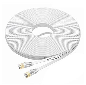 FOSTO Cat7 LANP[u 35m JeS[7 C[TlbgP[u EgtbgP[u  STP b ܐ܂h~ RJ45RlN^t MKrbg 10Gbps/600MHz Ɩp Op(zCg)
