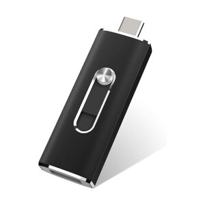 RAOYI USB 128GB Type C ]f[^ USB 3.0 tbVhCu 2IN1 usb[128MK ^CvC PC/Android/LaptopɑΉ