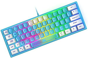 LexonTech x ZIYOU LANG K61Q[~OL[{[hLEDobNCgRGB 60% 62L[ É RpNg (USz) USBu L USBڑL[{[h ϋv hՓ h@\}`fBAL Windows/